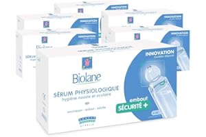 Zestaw 6 puszek fizjologicznych serum Biolane, bez perfum