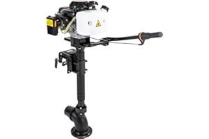 WSIKGHU Motore fuoribordo elettrico per barche fuoribordo motore fuoribordo motore a benzina 4 tempi 4 PS 55 CC jet pompa per nave CDI sistema raffreddato ad aria, per barche sotto i 500 kg, velocità 3-6 km/H