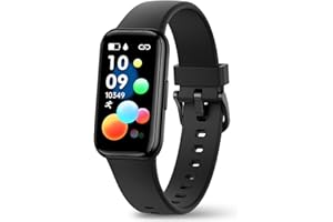 MEOONLEY Fitness Bracciale Orologio con contapassi Cardiofrequenzimetro Ossigeno nel sangue SpO2,Smartwatch Fitness Tracker Impermeabile IP68 Orologio Fitness Monitor del Sonno per Donne Uomini Bambini