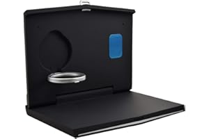 Kwak's Asiento trasero de coche plegable mesa de comedor plegable taza titular de la bebida asiento trasero bandeja plegable soporte de escritorio para teléfono comida para viajes de negocios