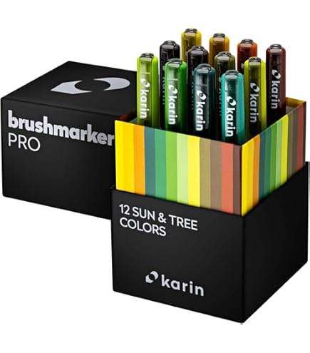 KARIN Brushmarker PRO | Set Flores De 12 Colores