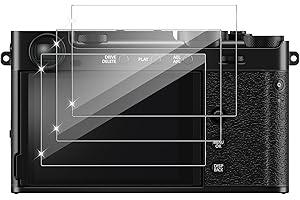 Holilo Schutzfolie für Panzerglas Folie displayschutz für Fujifilm X-E5/Fuji XE5 Zubehör 【3 Stück】 Anti-Kratzen Ultra-klar 9H Härte Kamera Schützen Gehärtetes Glas Displayschutzfolie