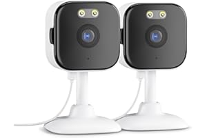 ANBIUX Camera Surveillance WiFi,2K Camera Interieur,Caméras de Surveillance 2.4/5G,Vision Nocturne Couleur, Sirène,Détection Humaine,Audio Bidirectionnel,2P
