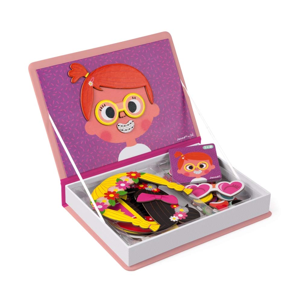 Janod Magneti'Book Crazy Faces juguete educativo - Imagen 3