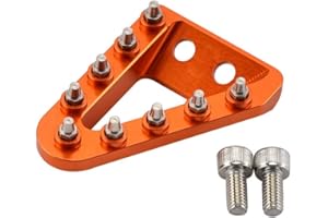 Ayame Cecilie Pedale Freno Posteriore Leva Tip Piatto Misura for K.T-M 200 250 300 125 350 400 450 500 EXC SXF SX XC XCF EXCF TPI Sei Giorni 2017 2018 2019 2020 Cecilie (Color : Orange)