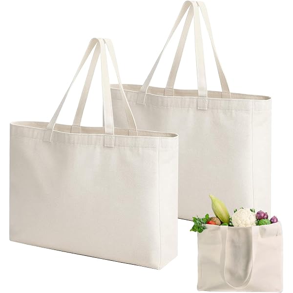 Sagan The Coonhound Heavy Duty Cotton Canvas Tote Bag - 14.75x14.75x5 Inch, 26" Handles, Reusable Shopping & Grocery Bag - View #5