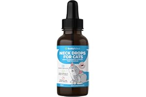 BUDDY'S BEST Neck Drops for Cats – 50ml Herbal Coat Care Solution with Sage, Thyme & Dimethicone – Easy-to-Use Pipette for Gentle Grooming Support & Weekly Fur Maintenance