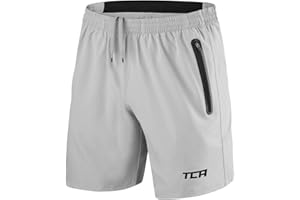 TCA Pantalones Cortos Elite Tech para Correr o Gimnasio con Bolsillos de Cremallera para Hombre