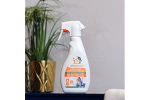 Greenhome, Spray Anti-Punaises de Lit, Anti-Acariens, Anti-Moustiques pour Textiles, 500mL, Actif d'inspiration Végétale Non Neurotoxique