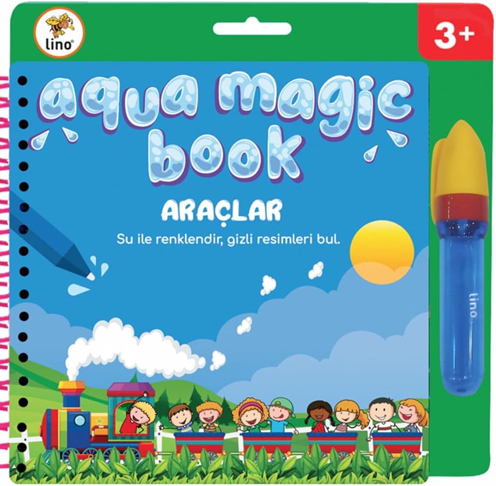 Lino Aqua Magic Book Araçlar (Sihirli Boyama Kitabı)