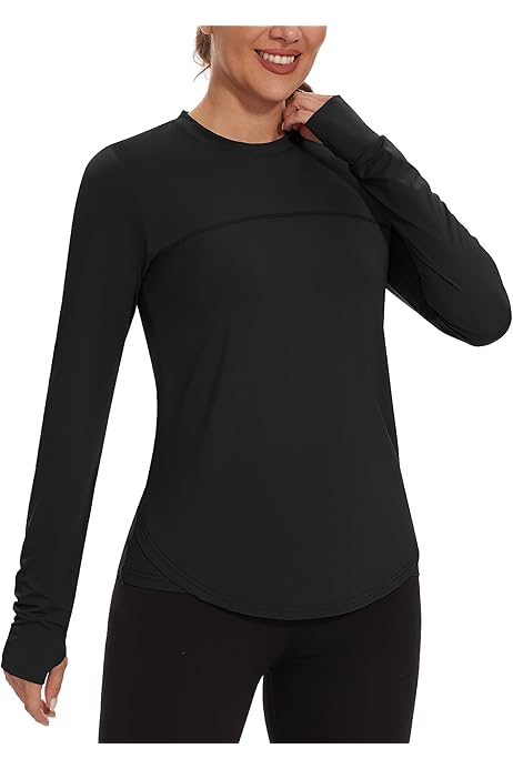 Uv Protection T Shirt Long Femme Sport SPF Sports Clothing JTSONN
