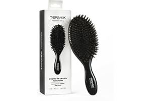 Termix Cepillo Cerdas Jabali 100% Naturales, Cepillo Desenredante sin Tirones, Cepillo Pelo Antitirones, Brillo Natural sin Dañar el Cabello, 2 Tamaños