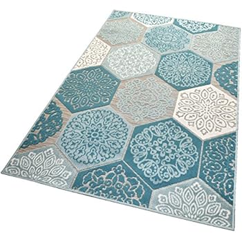 Amazon.de: Balta Rugs in- und Outdoor-Teppich Classic Hexagon Tiles