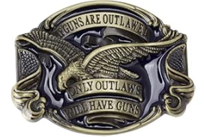 Longcreek Eagle Belt Buckle for Men, American Flag Eagle Belt Buckle, American Bald Eagle Belts Buckle, Soaring Eagle Belt Buckles, Western Cowboy belt buckle, Vintage Punk Rock belts buckles