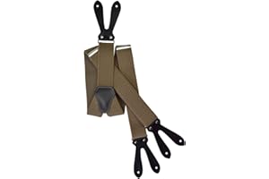 Olata Bretelles en Y Boutonnées Extra Larges Tenues Formelles - 4 cm