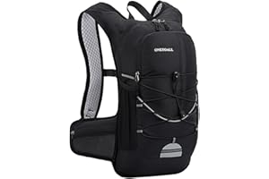 ONETOALL Sac à Dos Hydratation Running, Sacs à Dos de Course Sport Vélo VTT Homme Femme pour Marathon Jogging Randonnée Cyclisme Camping Alpinisme Ultralight
