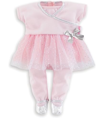 Corolle Starlit Night Coat For 14-Inch Baby Dolls - Soft Winter Coat With Self-Adhesive Closures
