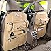 Produktbild Mülltonnen RüCkfahrsitzbeutel AutozubehöR Auto-Tasche Aufbewahrungskiste Multifunktions-Sitze Aufbewahrungstasche HäNgende Tasche Aufbewahrungskiste beige