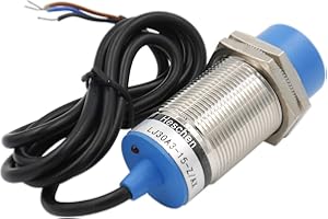 Heschen M30 Inductive Proximity Sensor Switch Non-shield Type LJ30A3-15-Z/AX Detector 15mm 10-30VDC 200mA NPN Normally Closed(NC) 3 Wire