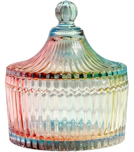 Zuccheriera Decorativa Portacarame In Cristallo A Forma Di Tenda - 300 Ml, Con Coperchio, Decorativo Zuccheriera Cristallo Forma Tenda 300ml Coperchio Elegante