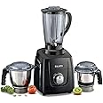 Sujata MG 01 The New Generation Mixer Grinder (3 Jars) ABS, Black, 1000 Watts