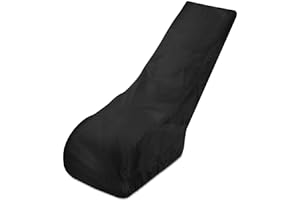 Raweao Funda para Cortacésped Impermeable, Cubierta Protectora para Cortacésped Exterior, 420D Oxford a Prueba Funda para Segadora Cortacésped para Jardín con Cordón, Negro