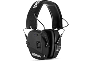 PROHEAR Electrónica Cascos Antiruido, Protector Auditivo Con ReduccióN Activa Del Ruido Y AmplificacióN Del Sonido Para Caza, SNR 27dB/NRR 22dB, Bluetooth