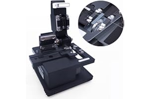 Elfcam® - SE Fibra Ottica Mannaia, FTTH Strumenti a Fibra Ottica Alta Precisione, Vita della lama 48000 Volte, 16 Superficie Lama