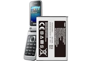 QOUTMCUY AB463446BU Akku,800mAh Ersatzakku für Samsung GT-C3520 GT-C3300|E1050|E1070|SGH-E210|E250|E251|E380(Akku-Austausch ohne NFC)