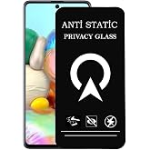 KZY İLETİŞİM Samsung Galaxy A71 Tam Kaplayan Anti Statik G&ouml;r&uuml;nmez Safir Ekran Koruyucu Hayalet Cam