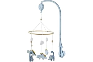 VERTBAUDET Coffret mobile musical PETIT DINO bleu/kaki TU