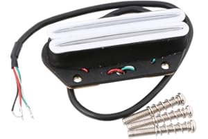 LYWS Guitar Bridge Pickup for Tele Telecaster Style Guitar TBH2 (White)