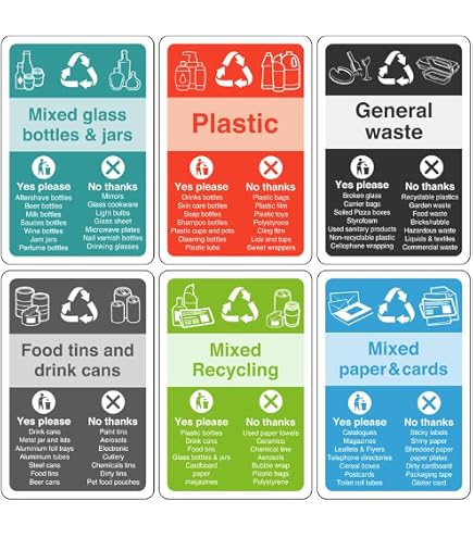 Vsafety Recycling-Schild Selbstklebend – 200x300 Mm, Grün, Hochformat, Vinyl