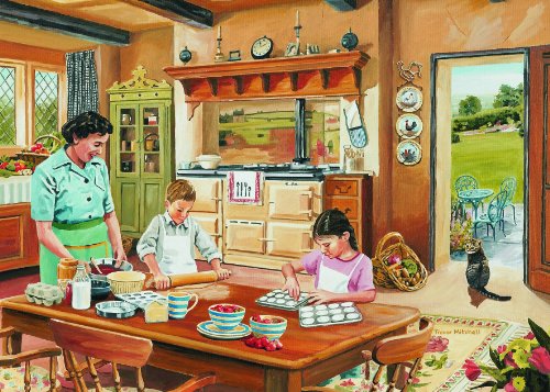 Falcon De Luxe - Cottages Colelction -  Home Sweet Home Triple Pack 500 /750 / 1000 Piece Jigsaw Puzzles in a Box