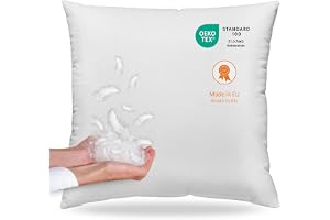 sleepling 100 % bomullskudde gjord av vita dun och fjädrar 80 x 80 cm
