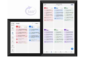 SENECESLI 10.1 Tum Smart Digital Kalender+digital Bildram, Elektroniskt Syrdiagram och WiFi -planerare med IPSHD Interactive
