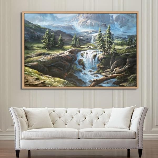絵画 Evergreen Valley Paradise Valley by Chuck Black, 24x32-Inch Canvas Wall Art