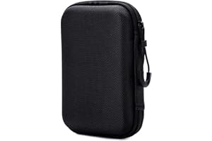 JEYORZY 1 pcs Funda para disco duro para 2.5'' Discos Duros, Funda para Discos Duros, Funda rígida para Portable External disco duro, solide antichoc SSD case con Compartimentos, Protege el Disco Duro