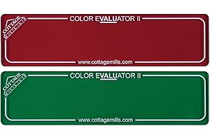 Cottage Mills Color Evaluator II-Red & Green Filter Filtro Rosso e Verde, Multicolore, Confezione da 2