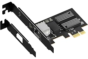 XikeStor Scheda di rete 2,5 Gb PCIe con chip I226-V, adattatore di rete 2,5GBase-T NIC, porta LAN RJ45 Ethernet Gigabit 100/1000/2500 Mbit/s, PCIe 3.1 X1, scheda di rete Gigabit PCI Express