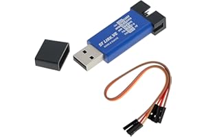 AYHYHLJZJ ST-Link V2 Émulateur et Programmateur pour STM32F103C8T6 et STM8 avec Câbles Dupont - Idéal pour le Développement et la Programmation de Microcontrôleurs