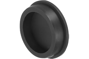 ‎QUARKZMAN QUARKZMAN Gummistopfen 56,3mm Silikonstopfen Lochstopfen Rund, Wasserdicht Blindstopfen Weicher Verschlussstopfen Flexibler Lochabdeckung Stopper für Löcher Flaschen Rohre, Schwarz