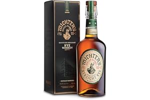 MICHTER'S - US 1 Single Barrel Rye - Rye Whiskey - 42,4% Alcool - Origine : États-Unis/Kentucky - Notes d'épices et de caramel - A servir pur ou en cocktail - 70 cl