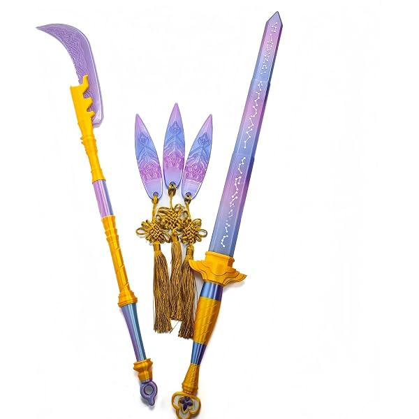 Épée Huntrix Rumi pour K-Pop Demon Hunter Accessoire d'arme Cosplay Accessoire de jeu de rôle Anime pour Halloween, conventions et séances photo