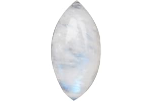 Real Gems Rainbow Moonstone Gemstone, Loose Natural 20mm Round Crystal Stone for Jewelry Making 45.50 Ct Cabochon Stone