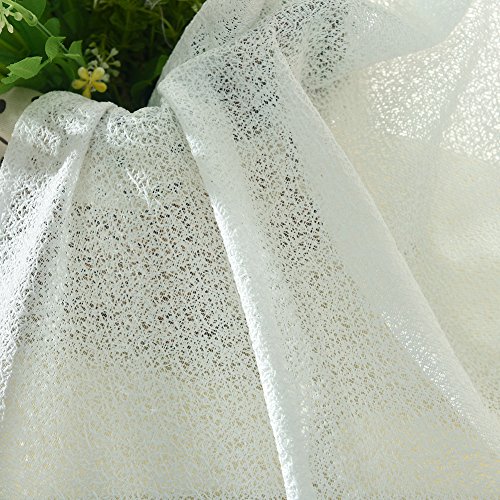 Moresave Einfarbig Tüll Vorhänge Voile Vorhang Schals für Wohnzimmer Schlafzimmer Kindergarten, 100x200cm - 5