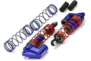 Integy RC Model MSR9 Front Piggyback Shocks for Traxxas 1/10 Stampede 2WD Rustler 2WD Slash 2WD
