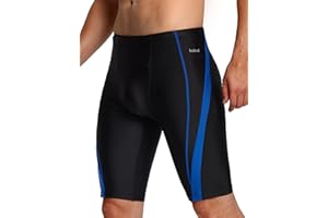 BALEAF Męskie stroje kąpielowe uciskowe konkurencyjne stroje kąpielowe trwałe sportowe spodenki kąpielowe kąpielówki