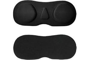SRLWMYI Zubehör fur Quest 3 und Valve Index–Linsenschutzschwamm,Kompatibel mit Quest 3 Face Cover Quest 3 Brille Quest 2 Quest PICO 4,Premium-Schaum,Perfekte Passform,Schwarz