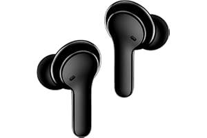 Boompods Wireless Bluetooth Earbuds Noise Cancelling Earphones - Bassline Compact True Wireless Ear Buds & Charging Case, Sweatproof for Gym & Sport